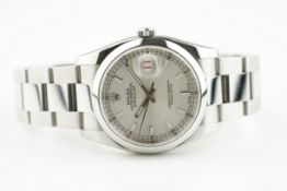 ROLEX OYSTER PERPETUAL DATEJUST ROULETTE W/ GUARANTEE PAPERS REF. 116200 CIRCA 2007 Z SERIAL,