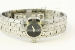 MAURICE LACROIX AF353733 , black dial, stainless steel case and bracelet, 24mm, quartz