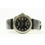 LADIES TUDOR SELF WINDING, BLACK DIAMOND DOT DIAL, POLISHED BEZEL, 31MM STAINLESS STEEL CASE,