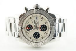 BREITLING AVENGER II LIMITED EDITION CHRONOGRAPH W/ BOX & GUARANTEE PAPERS REF. A13381, circular off