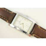 BAUME & MERCIER GENEVE REFERENCE MV046063, white rectangular dial with arabic hour markers,