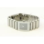 RADO DIASTAR REFERENCE 01.153.0747.3.020 WITH PAPERS, black dia and mirror finish bracelet 20mm