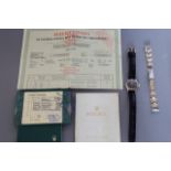 ROLEX LADY DATEJUST 26 REFERENCE 6517 WITH PAPERS 1969
