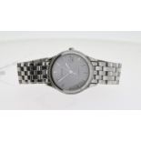 LONGINES AUTOMATIC REFERENCE L4.774.4, circular silver dial with baton hour markers, date aperture