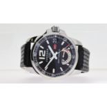 CHOPARD GRAN TURISMO GT XL CHRONOMETER REFERENCE 16/8457, black dial with luinous hour markers, date