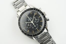 OMEGA SPEEDMASTER PROFESSIONAL CHRONOGRAPH REF. 145012-67 CAL. 321, circular black dial with hour