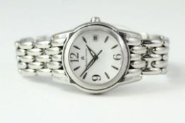MAURICE LACROIX REF SH1014, white dial, stainless steel, 33mm case, quartz, not currently running