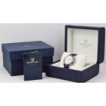 UNIVERSAL GENEVE COMPAX REFERENCE 884.420 BOX AND GUARANTEE