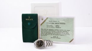 VINTAGE ROLEX SUBMARINER 'RED LINE' 1680 WITH SERVICE PAPERS CIRCA 1972