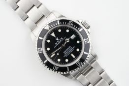 ROLEX OYSTER PERPETUAL DATE SEA-DWELLER 4000 REF. 16600 CIRCA 2007, circular black dial with hour