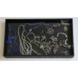 Vintage marcasite and Deco glass jewellery