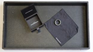 Fine gentlemans emporio Armani ring , set in stainless steel in its orignal box .