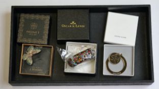 Vintage Branded Monet, Oscar and Lewis and Sophie Hulme jewellery boxed