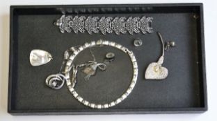 Vintage joblot of costume jewellery including Napier, Monet, and Sarah Coventry