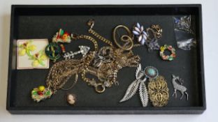 Vintage Czechoslovakian, pierre cardin, monet joblot of jewellery