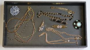 Vintage monet, pierre cardin and austrian crystal costume jewellery