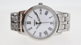 TISSOT CLASSIC DREAM REF T033410B, approx 36mm white dial, Roman Numeral hour markers, date aperture