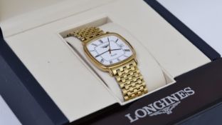 ***TO BE SOLD WITHOUT RESERVE*** LONGINES QUARTZ REF 24280990 W/BOX, approx 30mm dial, Roman Numeral