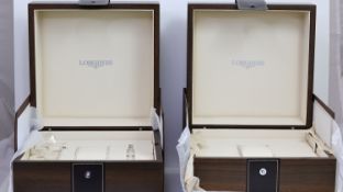 ***TO BE SOLD WITHOUT RESERVE*** LONGINES WATCH BOXES WITH WOODEN INNER BOXES 'HERITAGE