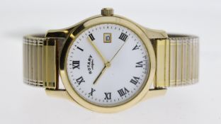 ROTARY WATCH REF GS02368/01(12642), approx 34mm white dial, Roman Numeral hour markers, date