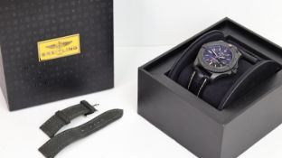 BREITLING AVENGER BLACKBIRD AUTOMATIC REFERENCE V17310, circular black dial with baton hour markers,