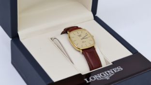****TO BE SOLD WITHOUT RESERVE*** LONGINES PRESENCE QUARTZ W/BOX REF 247219282, approx 32mm dial,