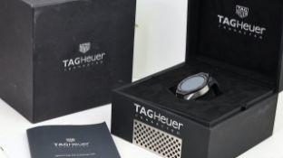 TAG HEUER CONNECTED REF SBF8A8001-0 W/BOX, CHARGING CABLE & AC ADAPTER, approx 45mm black dial,