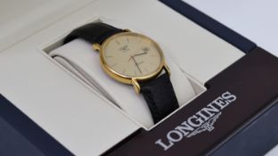 ****TO BE SOLD WITHOUT RESERVE*** LONGINES PRESENCE W/BOX REF 24811674, approx 32mm dial, date