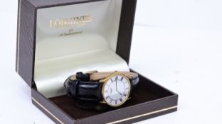****TO BE SOLD WITHOUT RESERVE*** LONGINES W/BOX REF 28150350, approx 32mm dial, Roman Numeral