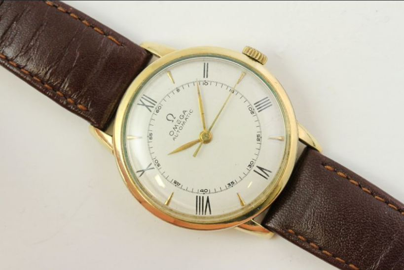 VINTAGE OMEGA BUMPER AUTOMATIC GOLD FILLED CIRCA 1944