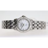 LADIES RAYMOND WEIL GENEVE TANGO REF 5790, approx 22mm mother of pearl dial, Dauphine hour