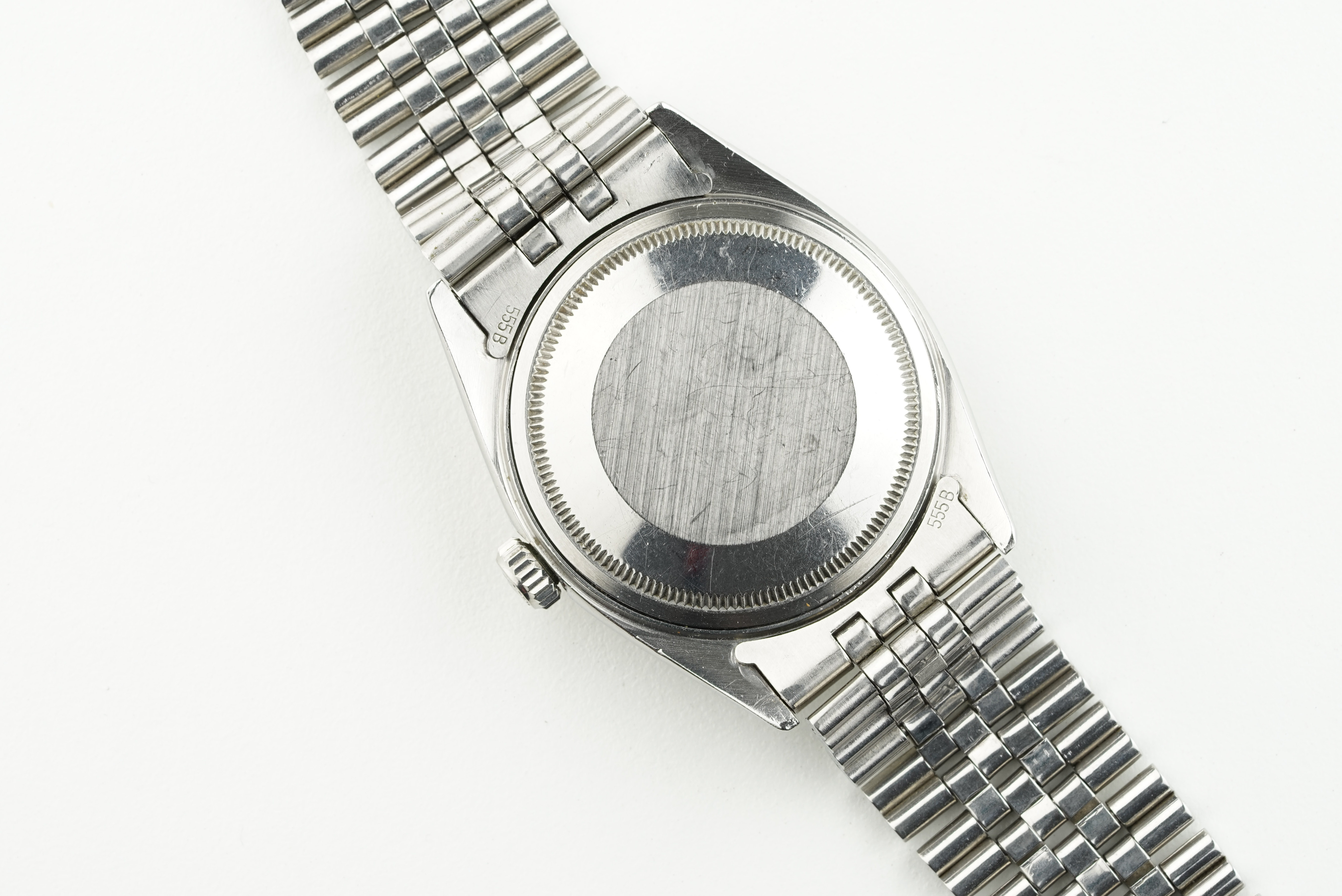 ROLEX OYSTER PERPETUAL DATEJUST 'BUCKLEY' DIAL WHITE GOLD BEZEL REF. 1601 CIRCA 1962, circular white - Image 2 of 3