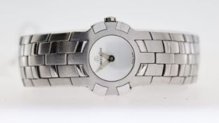 MAURICE LACROIX INTUITION REF 59858, approx 22mm silver dial, stainless steel bezel and case,
