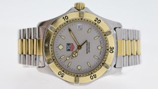 TAG HEUER AUTOMATIC REF WE2120, approx 38mm silver dial, baton hour markers, date aperture at 3 o'