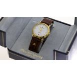 MAURICE LACROIX AUTOMATIC REF 11114 W/BOX, approx 35mm white dial with dauphine hour markers, date