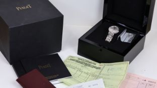 18CT PIAGET AUTOMATIC BOX AND PAPERS 1991 REFERENCE 15923