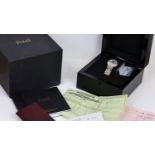 18CT PIAGET AUTOMATIC BOX AND PAPERS 1991 REFERENCE 15923