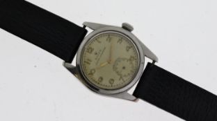 VINTAGE ROLEX OYSTER SPEEDKING PRECISION REFERENCE 5056, cream dial, Arabic numerals, sub seconds,