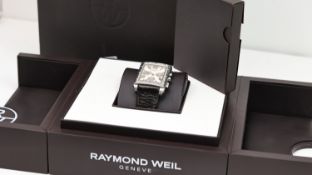 RAYMOND WEIL COLLECTION TANGO CHRONOGRAPH REF 4881 W/BOX, approx 33mm peach dial with Roman