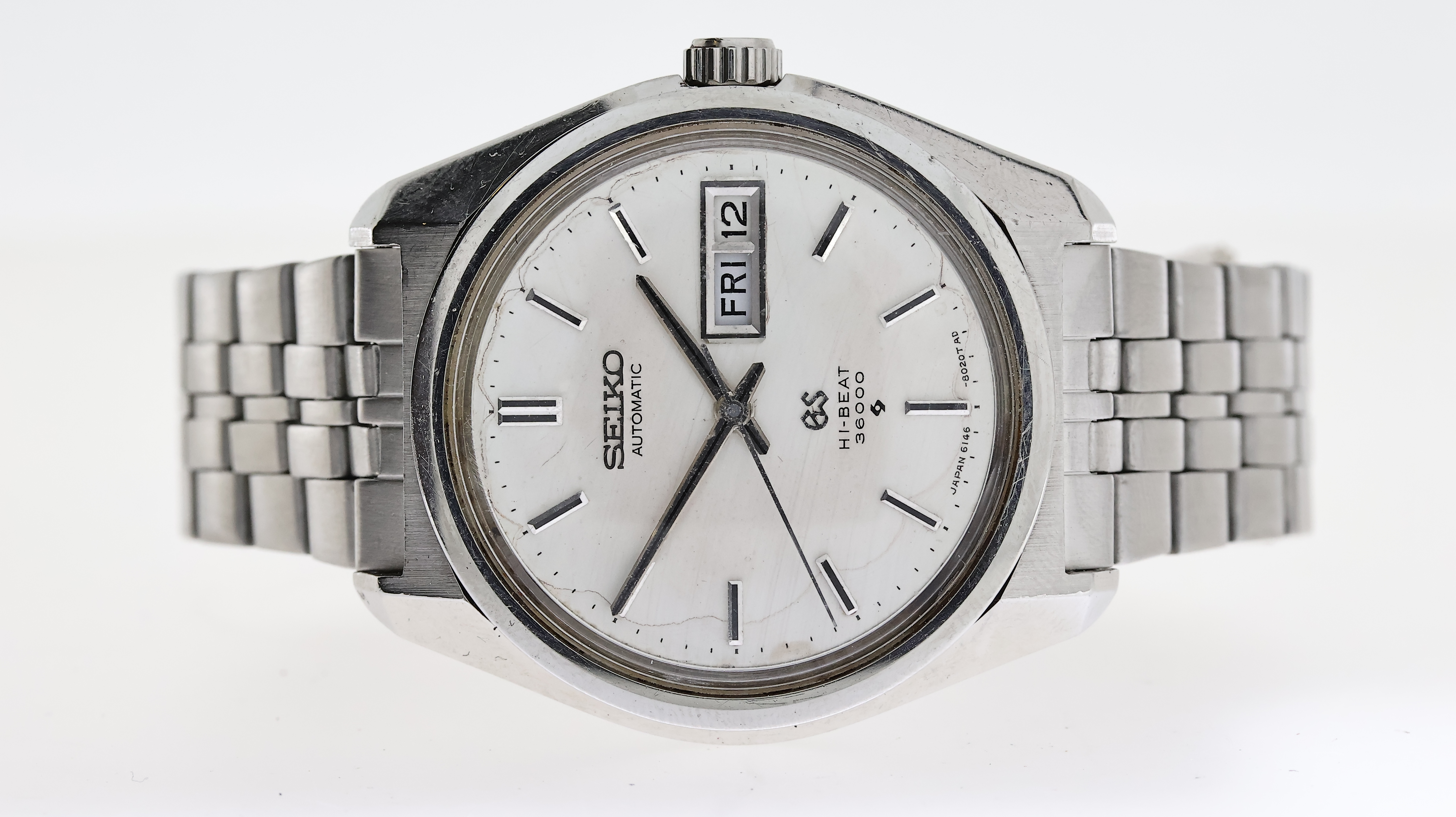 GRAND SEIKO AUTOMATIC DAY DATE HI BEAT REF 6146-8000