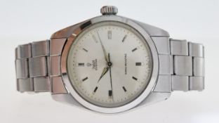 VINTAGE TUDOR OYSTER REFERENCE 7934 CIRCA 1964, circular silver dial with baton hour markers,
