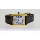 MUST DE CARTIER TANK REFERENCE 2415 QUARTZ WRISTWATCH