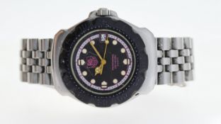 TAG HEUER X FORMULA 1 PROFESSIONAL REF 377.513, approx 34mm black and pink dial with round hour
