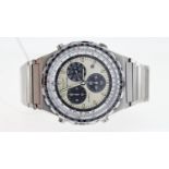 BREITLING NAVITIMER JUPITER PILOT REF 80975 CIRCA 1990, approx 41mm cream dial with baton hour