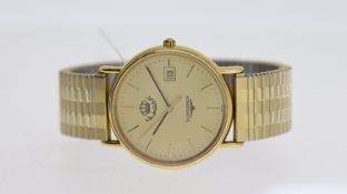 LONGINES REF L4.636.2, approx 32mm chanpagne dial with baton hour markers, date aperture at 3 o'