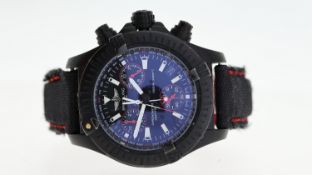 BREITLING AVENGER SEAWOLF CHRONO REF M73390 LIMITED EDITION CIRCA 2010, approx 46mm black dial