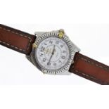 BREITLING WINDRIDER WINGS REF B66050 CIRCA 1999, approx 37mm white dial with gold Arabic hour
