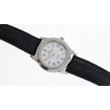 GIRARD PERREGAUX GP 90 AUTOMATIC REFERENCE 1100, circular white dial with roman numeral hour