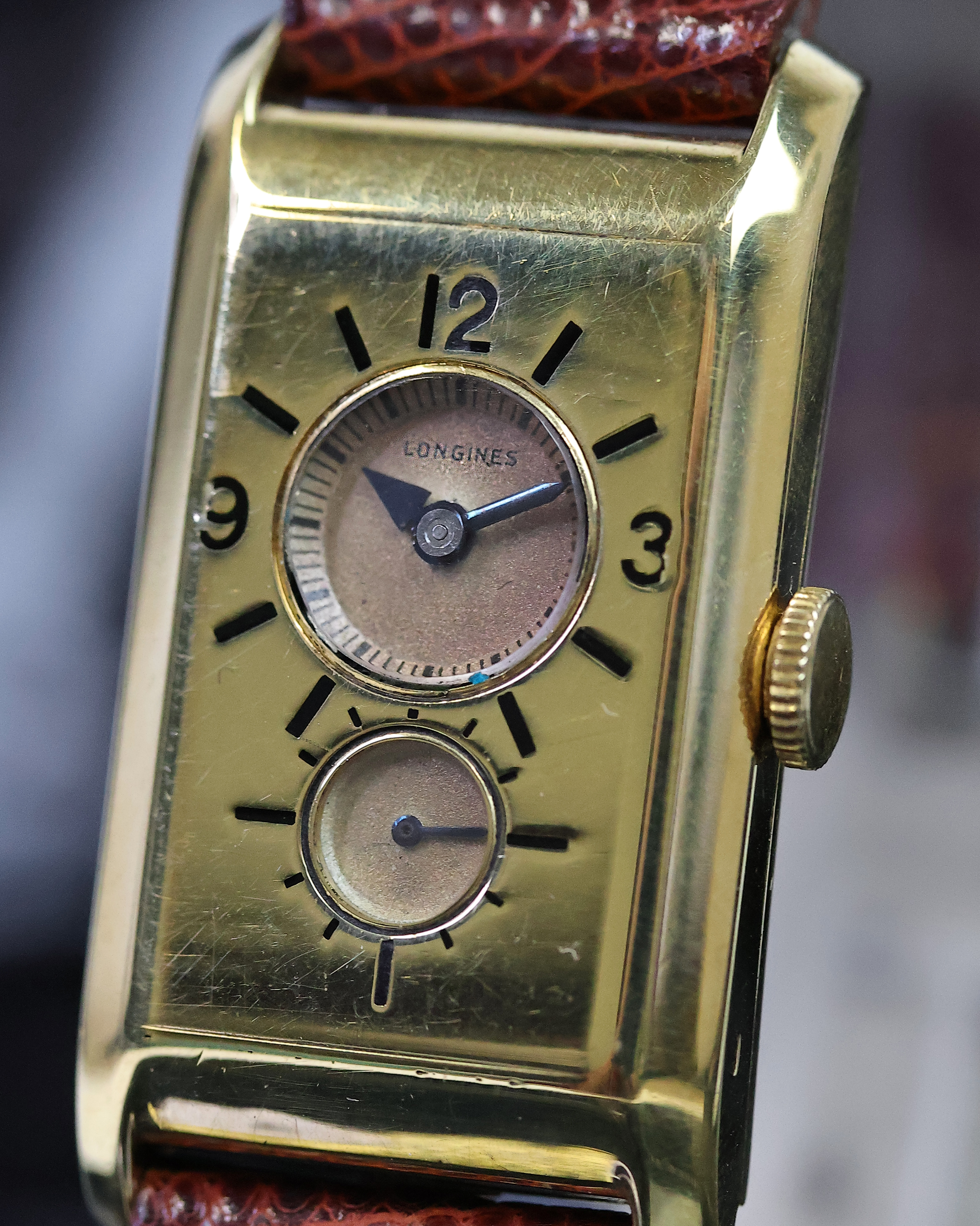 VINTAGE LONGINES 14CT SUPER SOLO REFERENCE 3420 CIRCA 1933 - Image 3 of 3