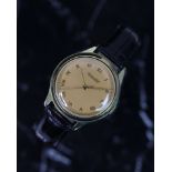 VINTAGE 14CT IWC MECHANICAL WRISTWATCH WITH BOX AND PAPERS